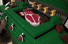 Life-Sized LEGO Barbecues
