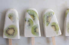 Coconut Kiwi Popsicles