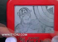 Toy-Made Superhero Sketches Image 6