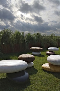 Stone-Inspired Seating Image 3
