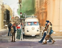Urban Watercolor Portraits Image 6