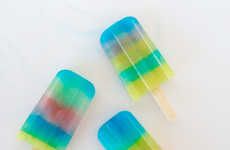 DIY Rainbow Popsicles