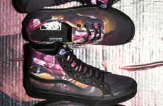 Dark Floral Sneakers