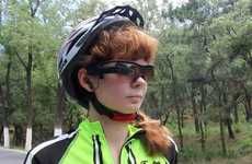Augmented Reality Cycling Glasses