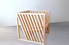 Sculptural Cubic Furniture