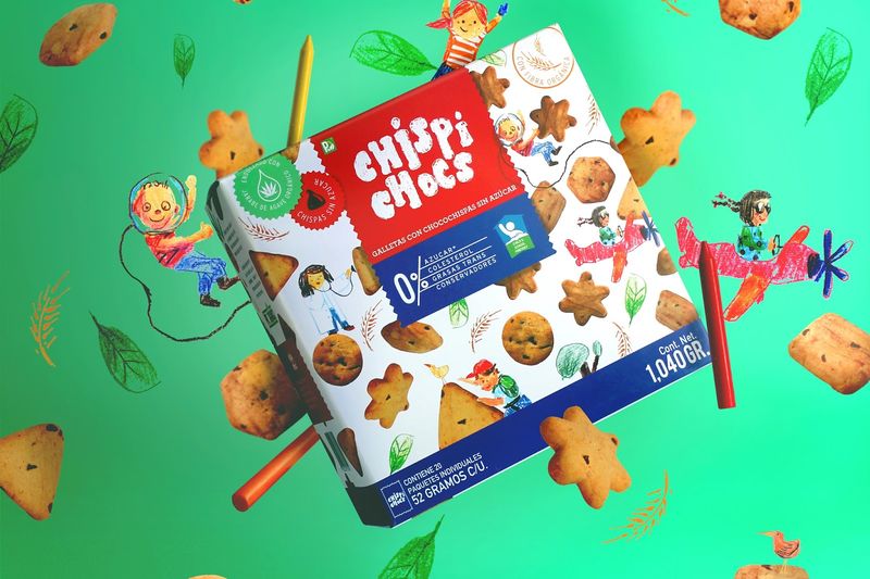 Doodled Kids Cookie Packaging