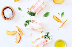 Nectarine Olive Oil Popsicles