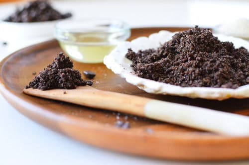 Homemade Chocolate Coffee Exfoliants