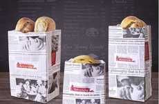 Newspaper Bread Packaging