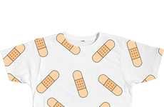 Bandage-Covered Graphic Tees