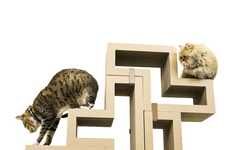 Geometric Cat Scratchers