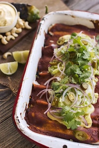 Grain-Free Vegetarian Enchiladas Image 2