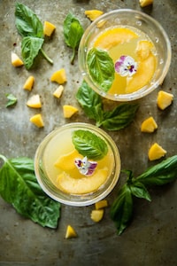 Basil-Infused Bellinis Image 2