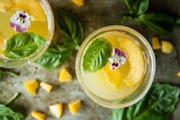 Basil-Infused Bellinis Image 3