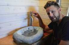 DIY Carved Stone Sinks