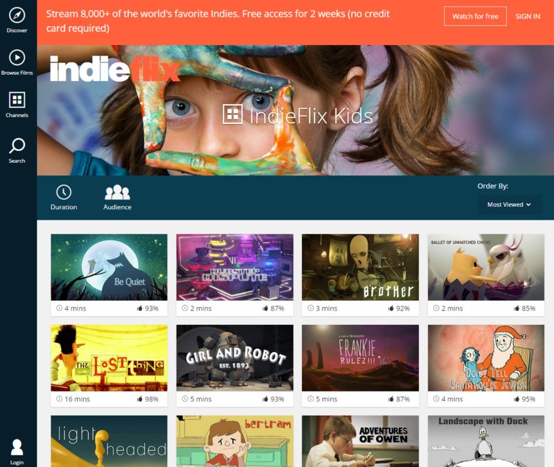 Child Cinema Platforms