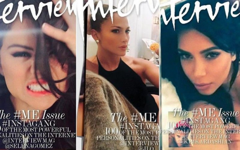 Celebrity Selfie Editorials