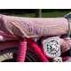 Knitted Pink Bike Socks Image 4