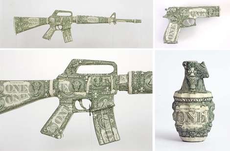 Bank Note Sculptures