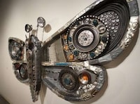 Recycled Metal Wall Art Image 4