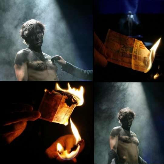 Artistic Financial Crisis Protests