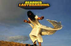 Bearded Ladyboarding