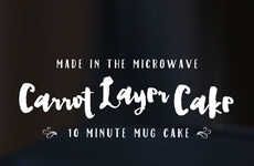 Quick Carrot Mug Cakes