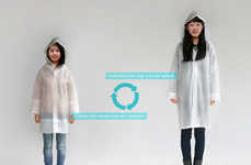 Size-Adjusting Raincoats
