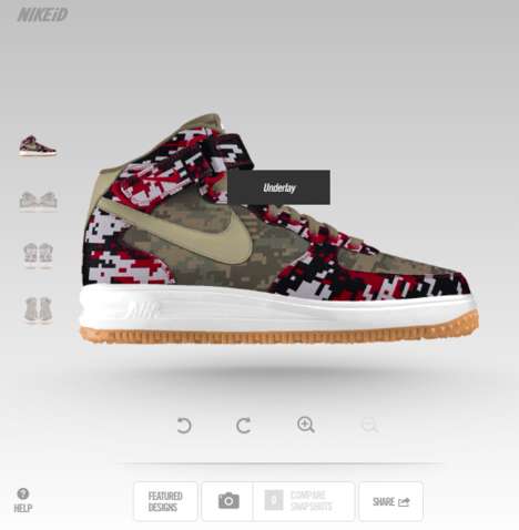 Customizable Camo Sneakers