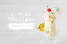 Pina Colada Ice Creams