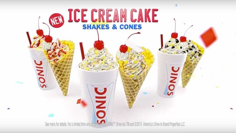 Cake-Filled Cones