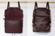 Convertible Leather Backpacks
