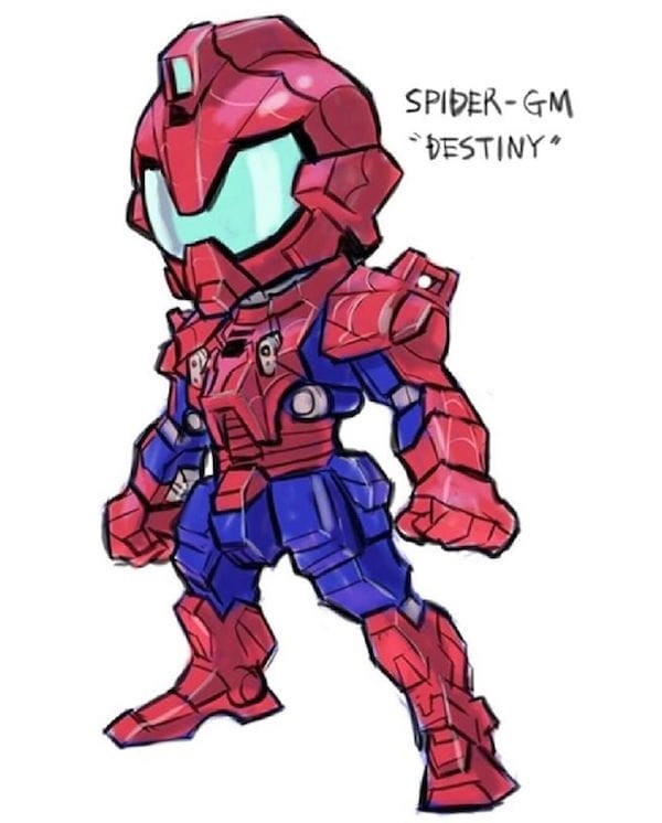 Robotic Superhero Illustrations