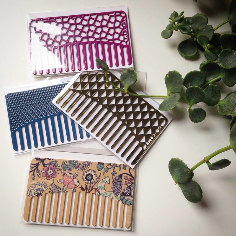 Convenient Card-Sized Combs