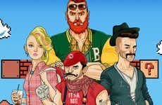 Hipster Video Game Characters