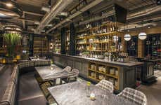 Modern Industrial Grill Restaurants