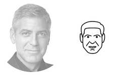 Minimalist Celebrity Portraits