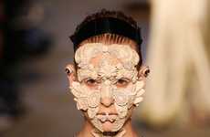 Bejeweled Runway Masks