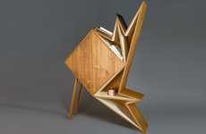 Origami-Inspired Cabinets