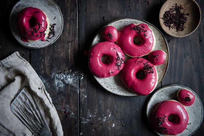 Baked Floral Desserts