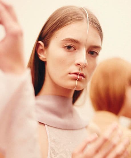 Bisecting Facial Jewelry