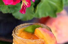 Peachy Jalapeno Margaritas