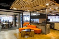 Rustic Open Concept Offices Image 7