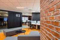 Rustic Open Concept Offices Image 8