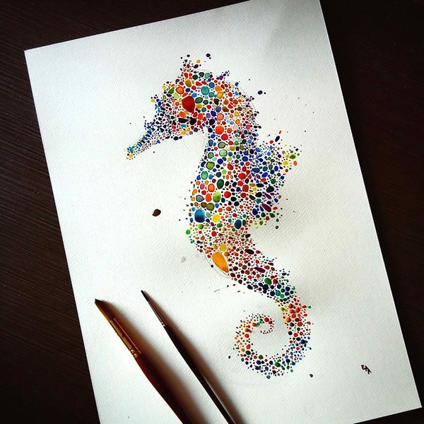 Animalistic Dot Art
