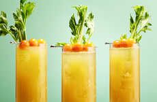 Golden Veggie Cocktails