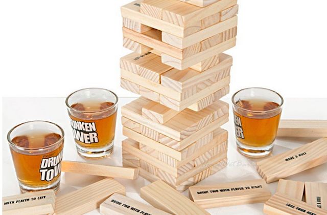 Boozy Block-Building Games