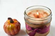 DIY Pumpkin Spice Candles