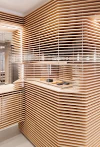 Asymmetrical Wooden Boutiques Image 4