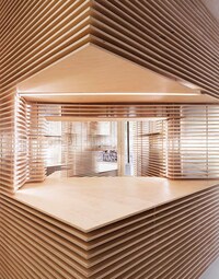 Asymmetrical Wooden Boutiques Image 5